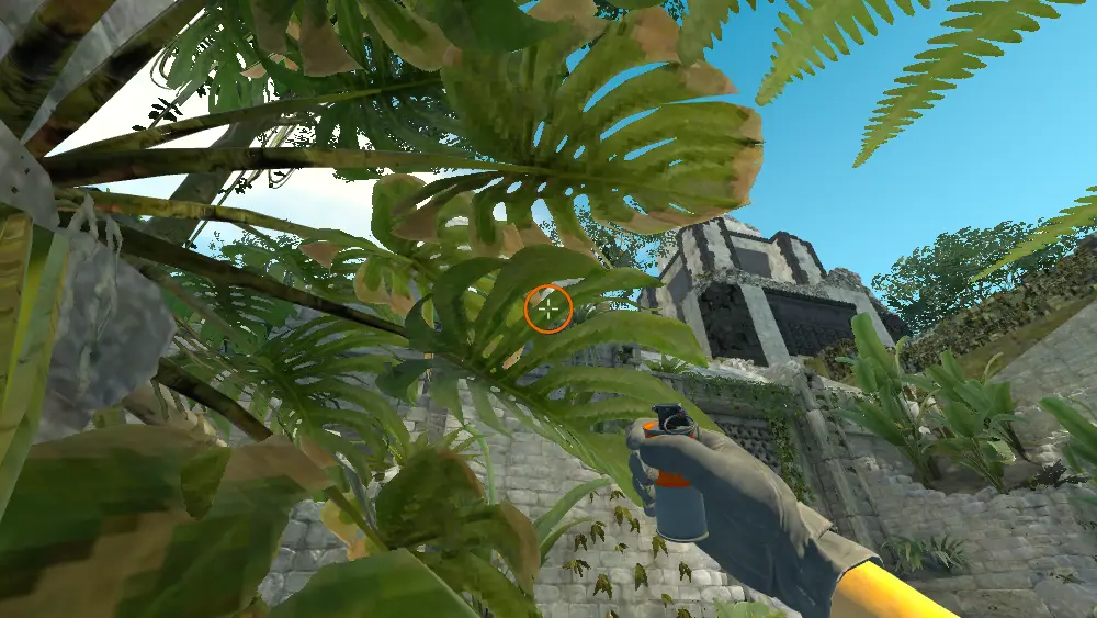 Standing on the Ancient spot on Ancient, the aim mark on the point this smoke is thrown at.
