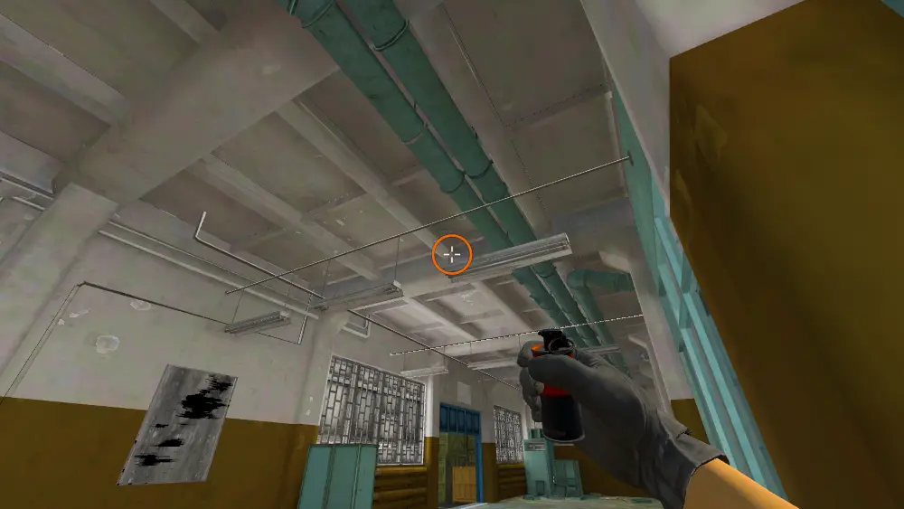 Standing on the A Main spot on Cache, the aim mark on the point this flash is thrown at.